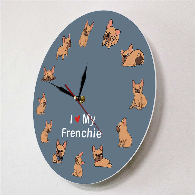 Happy Puppy Wall Clock