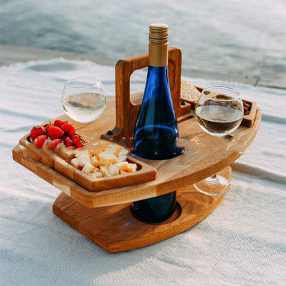 Picnic Wine Rack Tray