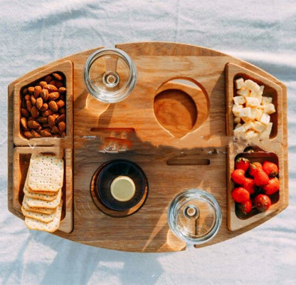 Picnic Wine Rack Tray