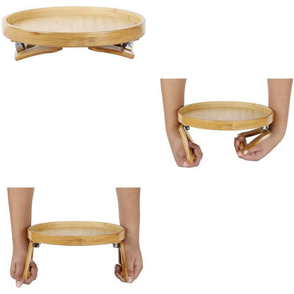 Bamboo Foldable Sofa Table