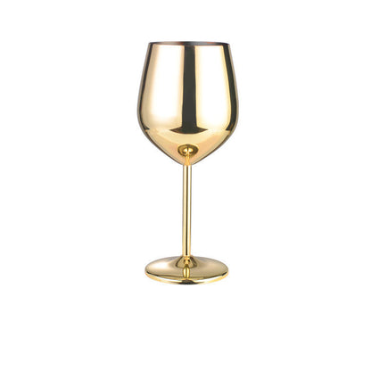 Elegant LuxeSteel Wine Glasses