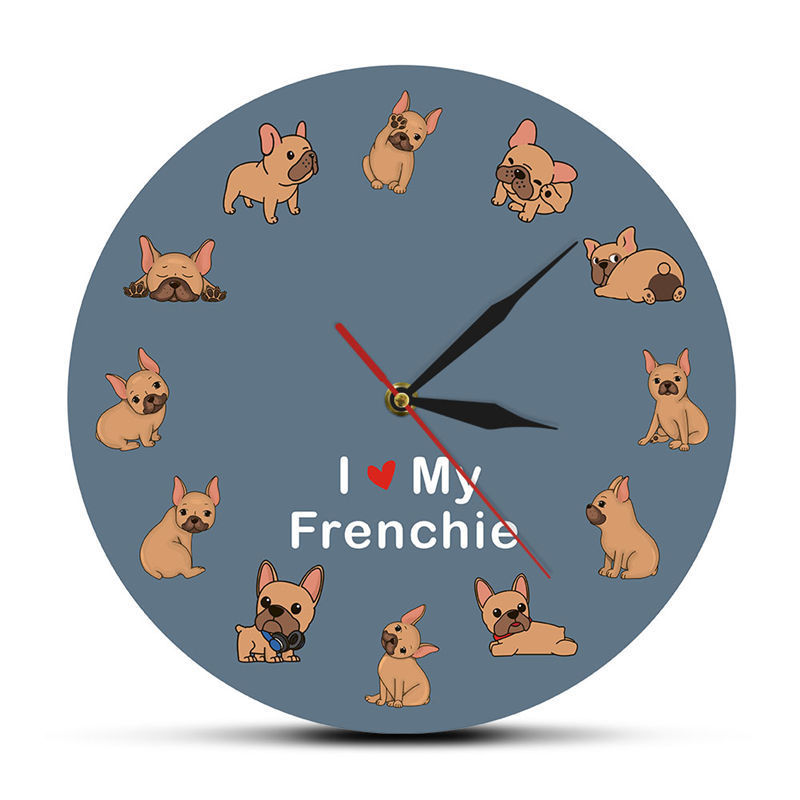 Happy Puppy Wall Clock