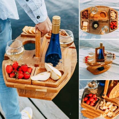 Picnic Wine Rack Tray